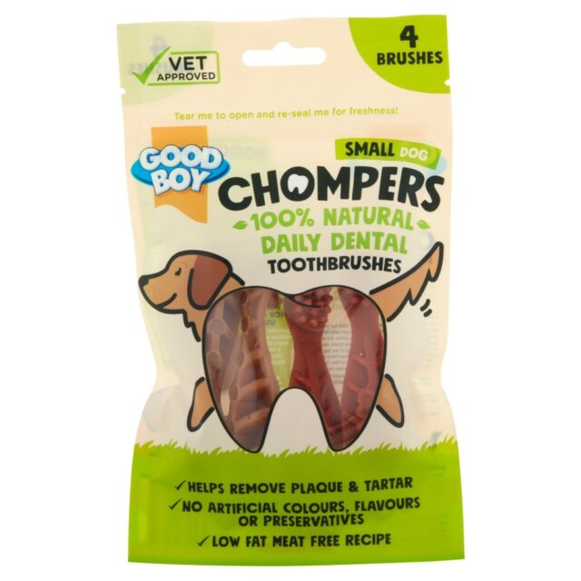 Goodboy Chompers Dental Toothbrush Small 4/pk 60g From  ARMITAGE
