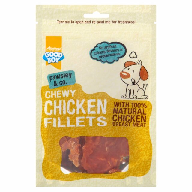 Chewy Chicken Fillets - 80G From  ARMITAGE