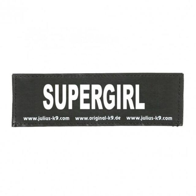 SUPERGIRL PATCH - LARGE From  JULIUS-K9