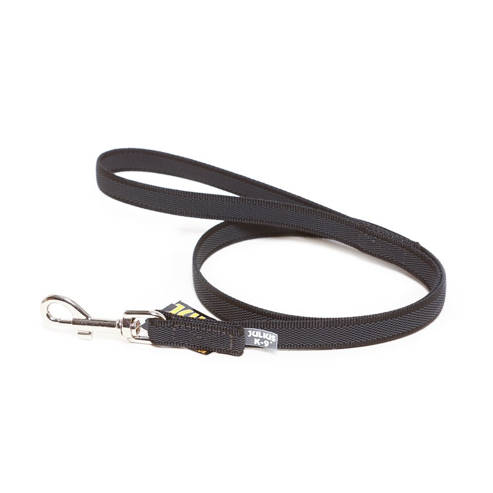 Color & Gray with handle leash - Black-Gray / Width 2 cm & Length 1 meter From JULIUS-K9 1 Color & Gray with handle leash - Black-Gray / Width 2 cm & Length 1 meter From JULIUS-K9