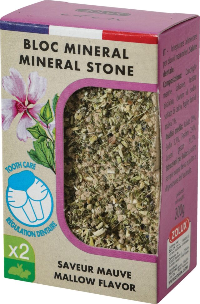 BLOC MINERAL STONE MALLOW FLAVOR X2 200GR from ZOLUX