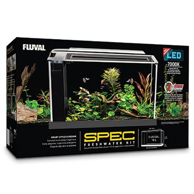 Fluval Spec Aquarium Kit - 19 L (5 US gal) - White From FLUVAL