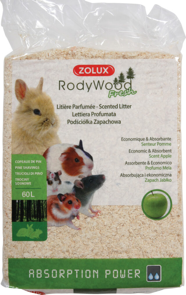 Rodent Litter Rodywood Fresh Apple 60L from ZOLUX