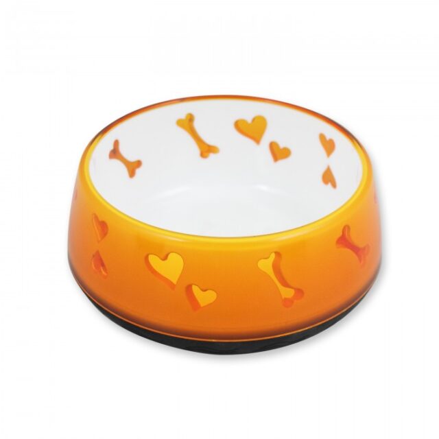 Dog Love Bowl - Orange / L From ALL FOR PAWS