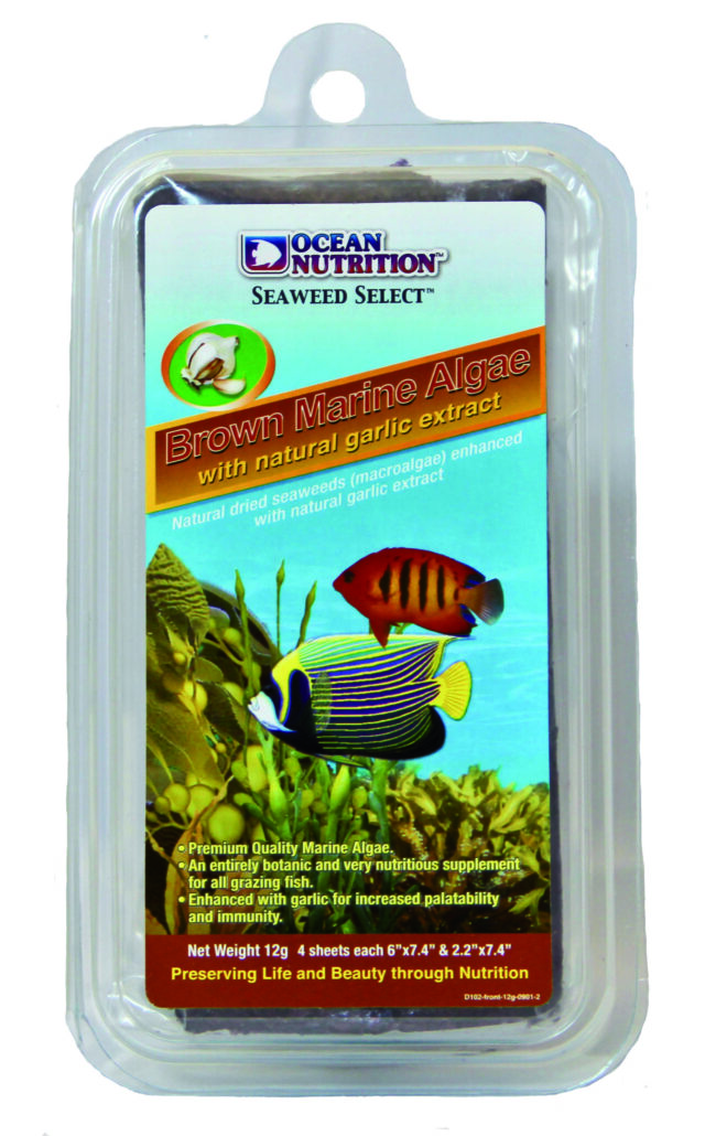 Marine Fish FoodBrown Seaweed 12g From OCEAN NUTRITION