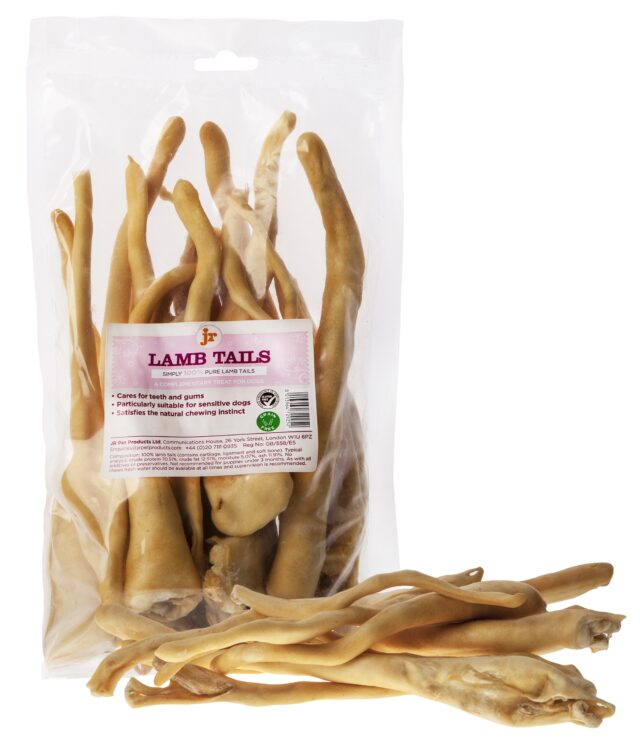 Lamb Tails Packed 250g From  JR PET PRODUCTS