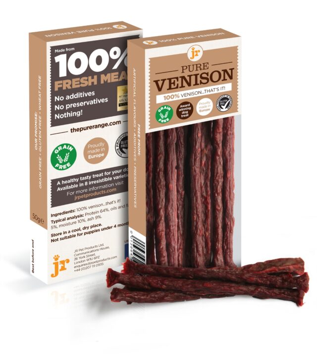 Pure Venison Sticks 50g From  JR PET PRODUCTS