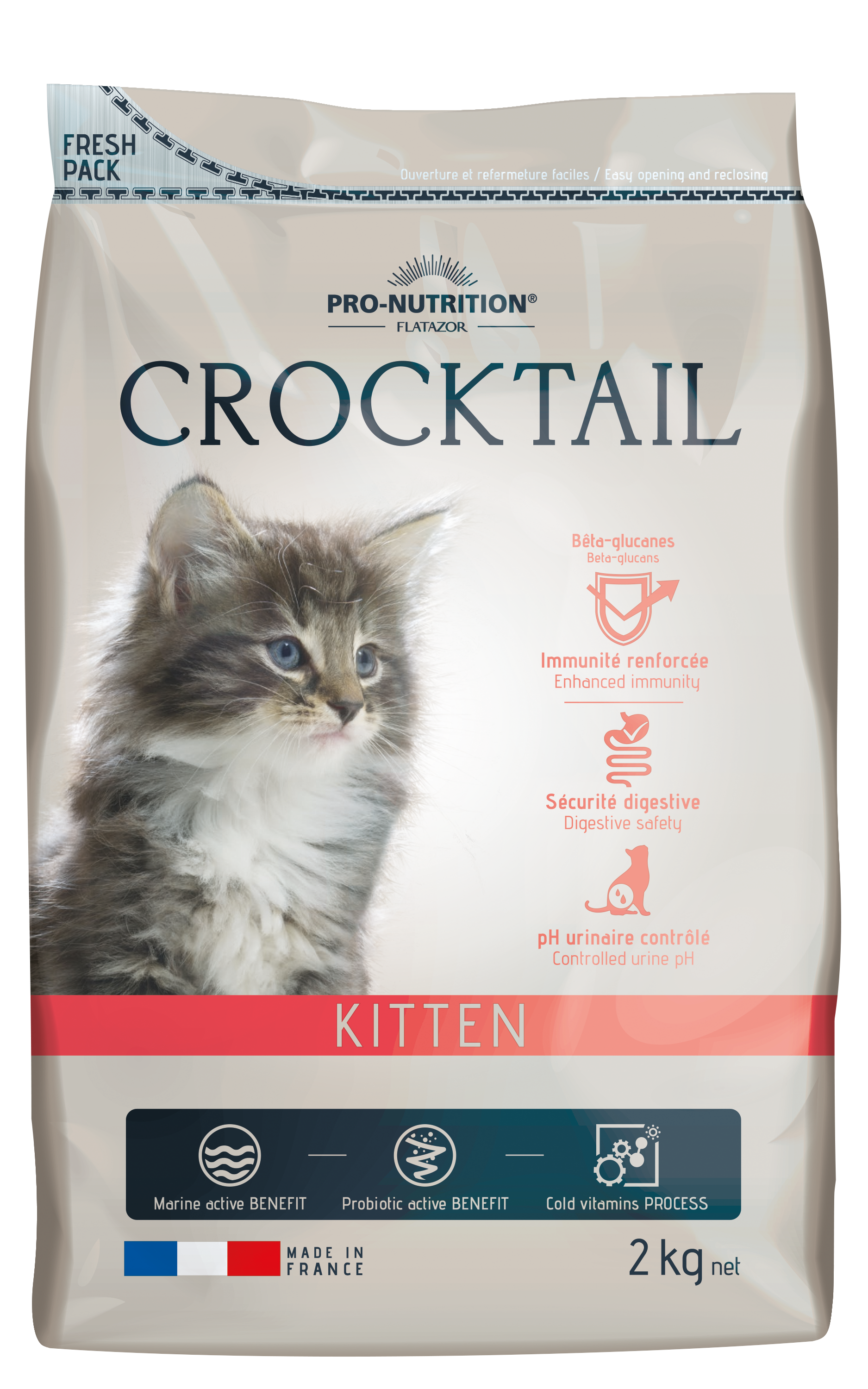 CROCKTAIL KITTEN 2 KG From PRO-NUTRITION 1 CROCKTAIL KITTEN 2 KG From PRO-NUTRITION