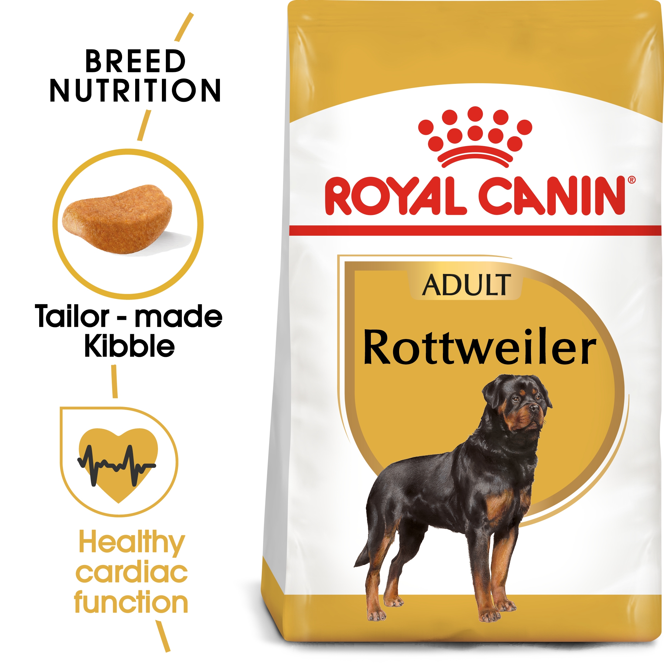 Breed Health Nutrition Rottweiler Adult 12 KG From ROYAL CANIN 1 Breed Health Nutrition Rottweiler Adult 12 KG From ROYAL CANIN