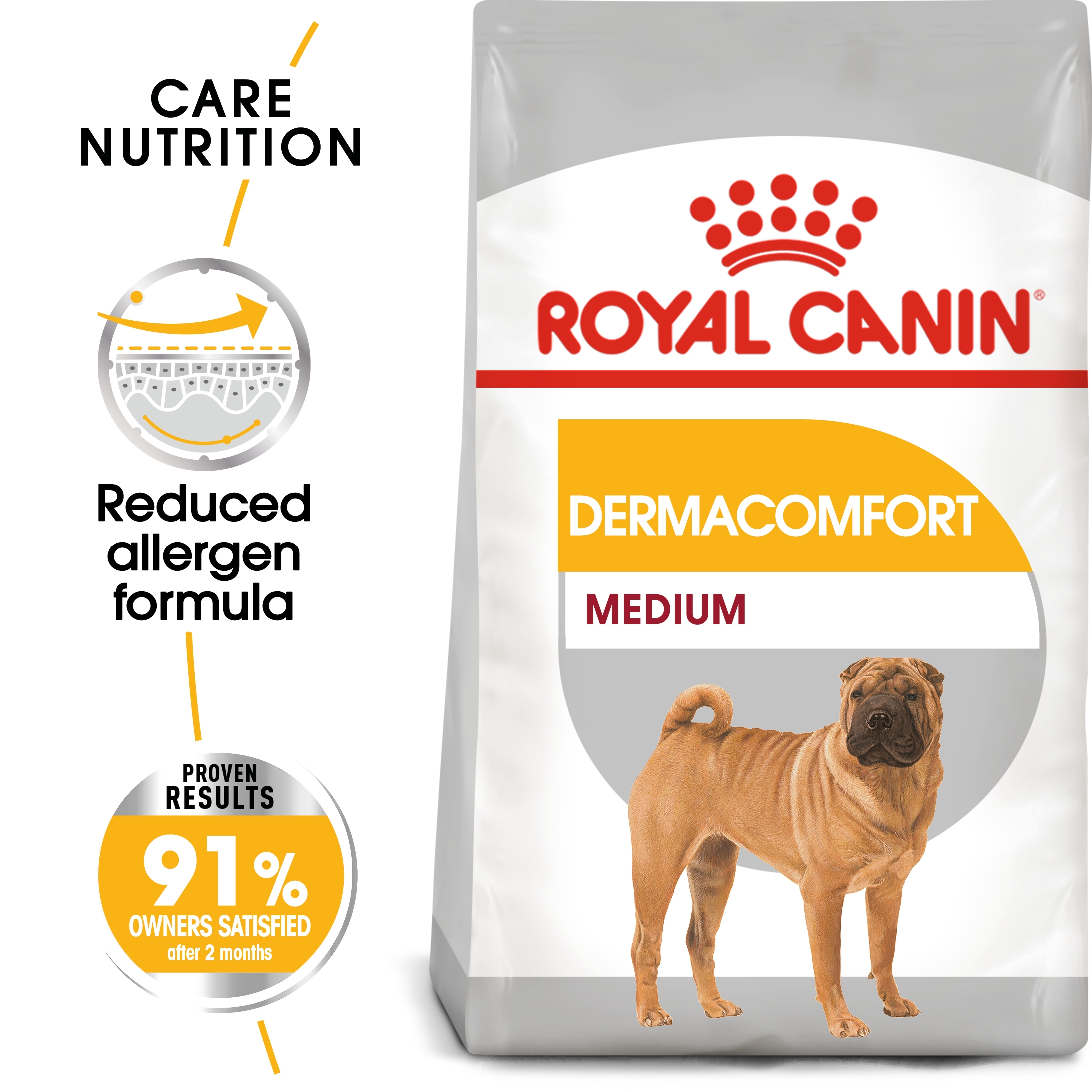 Canine Care Nutrition Medium Dermacomfort 3 KG From ROYAL CANIN 1 Canine Care Nutrition Medium Dermacomfort 3 KG From ROYAL CANIN