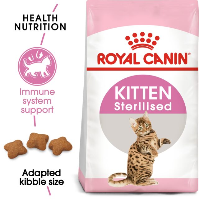 Feline Health Nutrition Kitten Sterilised 2 KG From  ROYAL CANIN