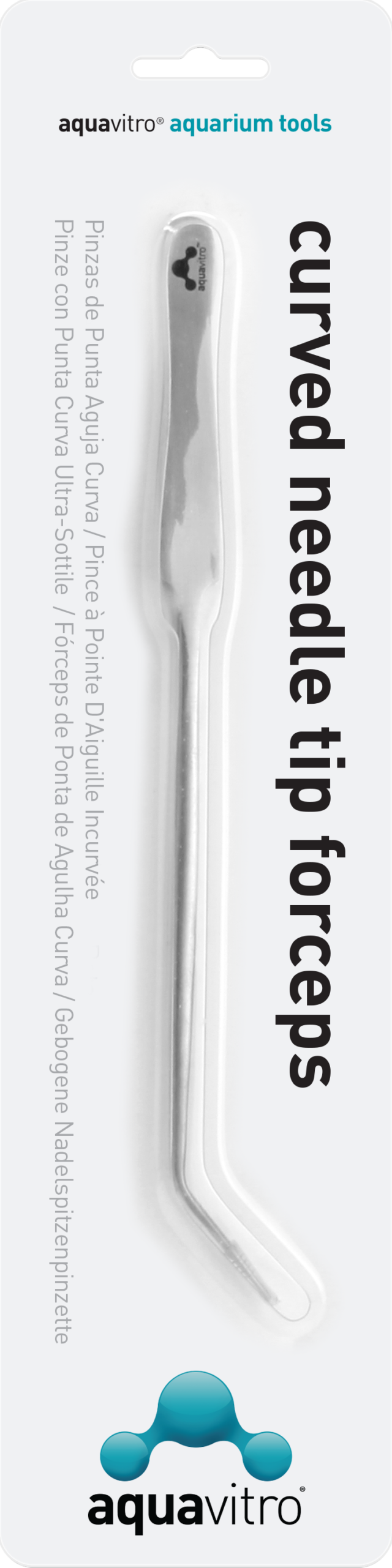 Aquavitro Curved Needle Tip Forceps 25 cm From SEACHEM