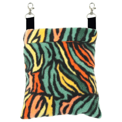 Deluxe Nest Pouch - Rainbow Zebra
