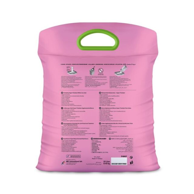 Doctor Pet Clumping Natural White Bentonite Baby Powder Cat Litter - 10L - Image 2