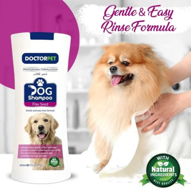 Doctor Pet Flax Seed Dog Shampoo - 400 ml - Image 2