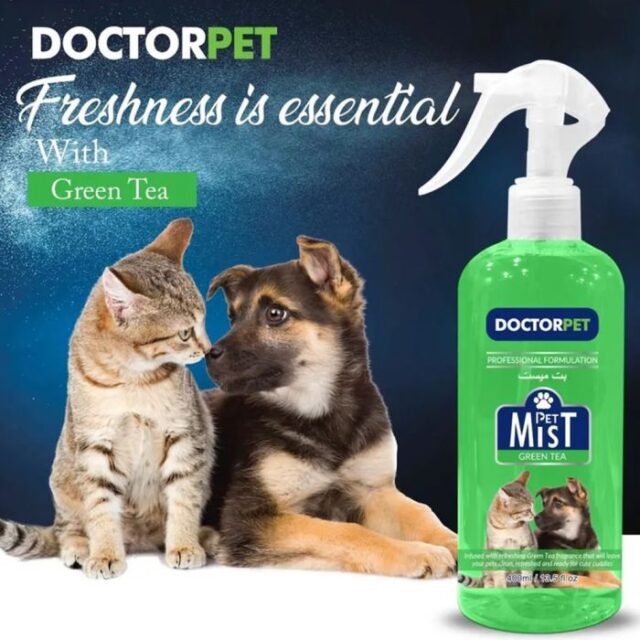 Doctor Pet Mist Green Tea Fragrance Dog and Cat - 400 ml - Image 2