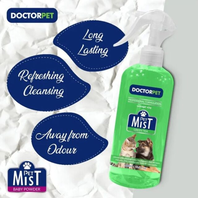 Doctor Pet Mist Green Tea Fragrance Dog and Cat - 400 ml - Image 3