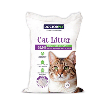 Doctor Pet Silica Gel Lavender Scented Cat Litter 32L