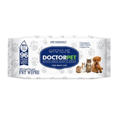 Doctor Pet Pet Wipes - 96 Pcs