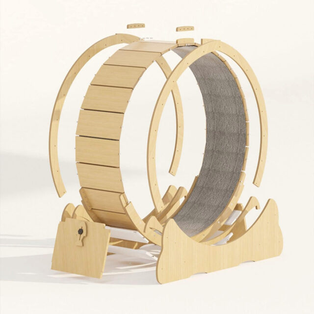Cat Exercise Wheel Durable Wheel for Cats, Promotes Physical Activity and Reduces Boredom, Easy to Clean, Suitable for All Sizes - Image 3
