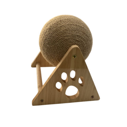 Compact Cat Tree Sisal Yarn Ball Space-Saving Scratcher & Play Tower for Cats