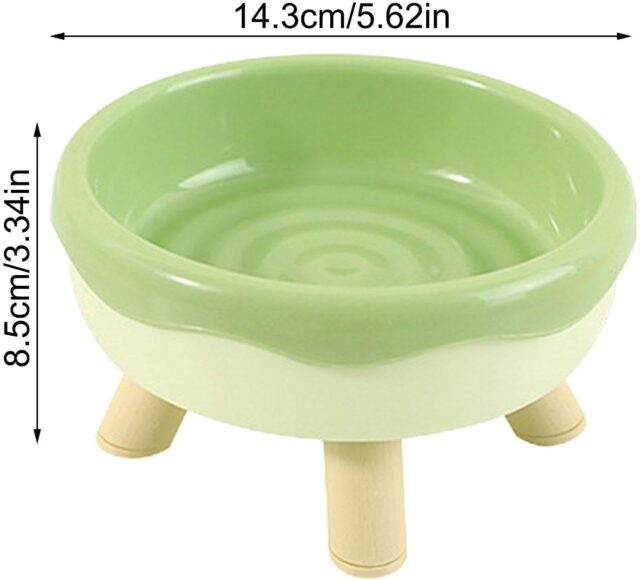 Elevated Pet Bowl for Food and Water, Non-Slip Cat Dish, Donut-Shaped Design, Eco-Friendly Material, Easy to Clean - Image 2