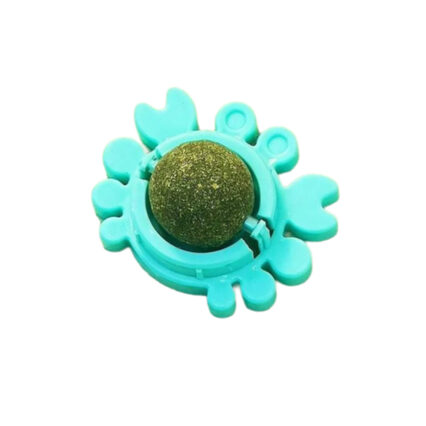 Interactive Wall/Rotating Cat Toy 360° That Can Be Licked, Shredded or Chewed, Catnip Snack for Cleaning Teeth