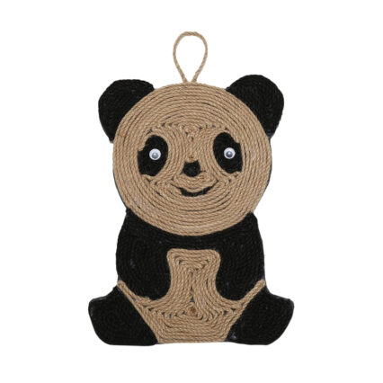 Durable Sisal Cat Scratcher Mat Prevents Furniture Damage Cat Grinding Claws (Panda)