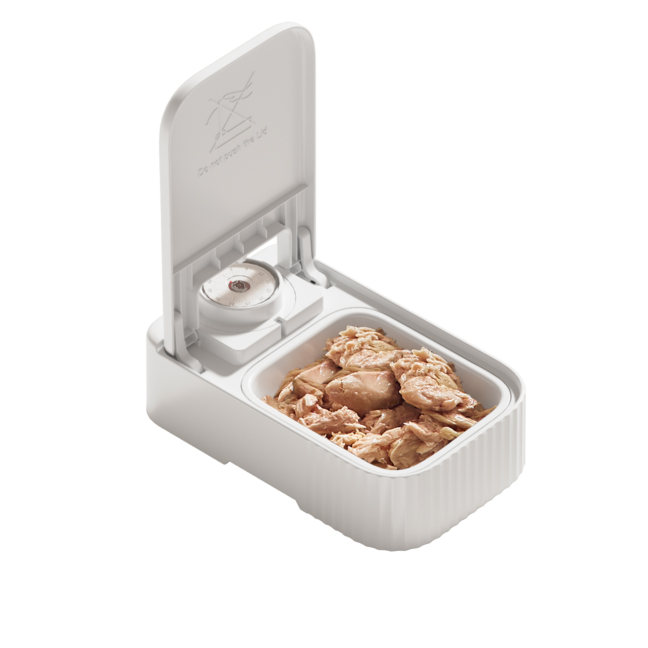 Single-meal Timed Feeder 350ML Dry Wet Automatic Pet Feeder Ice Pack Keep Fresh 48H Battery Powered 2 Single-meal Timed Feeder 350ML Dry Wet Automatic Pet Feeder Ice Pack Keep Fresh 48H Battery Powered - Image 2