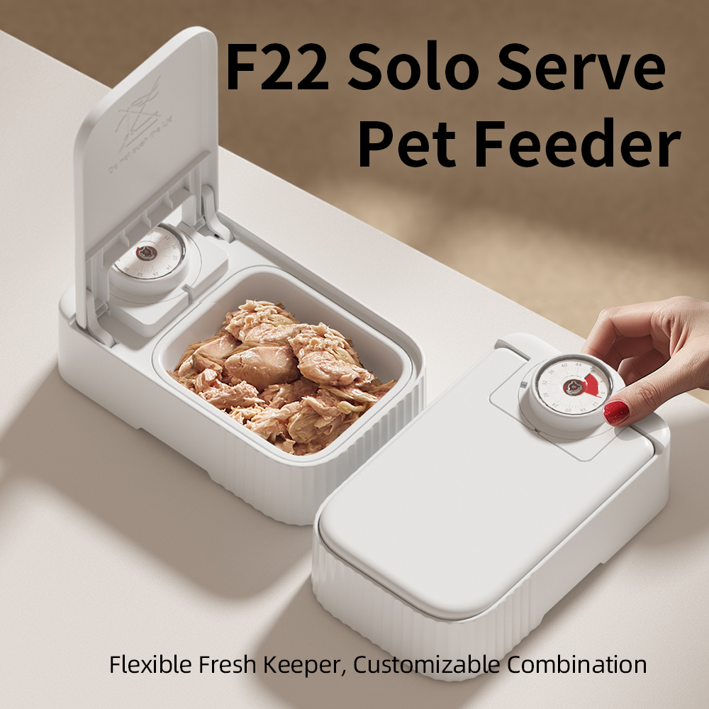 Single-meal Timed Feeder 350ML Dry Wet Automatic Pet Feeder Ice Pack Keep Fresh 48H Battery Powered 7 Single-meal Timed Feeder 350ML Dry Wet Automatic Pet Feeder Ice Pack Keep Fresh 48H Battery Powered - Image 7
